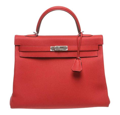 hermes bag kelly red